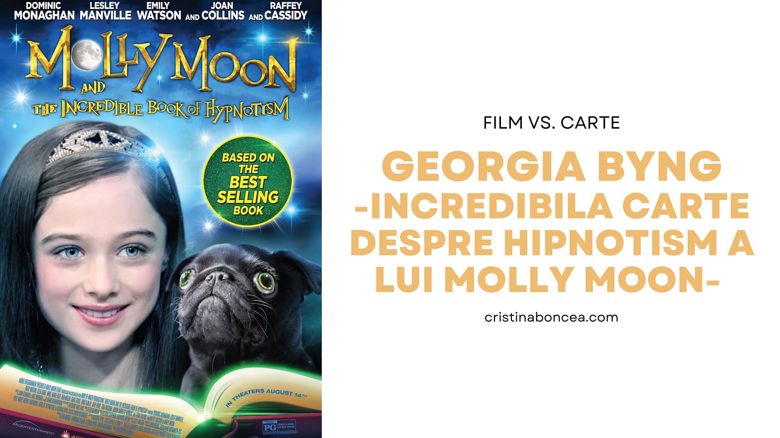 Film vs. Carte – Molly Moon and the Incredible Book of Hypnotism